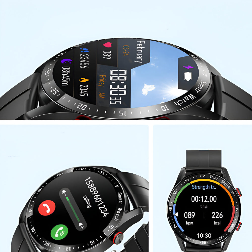 Touchscreen Bluetooth Waterproof Fitness Smartwatch