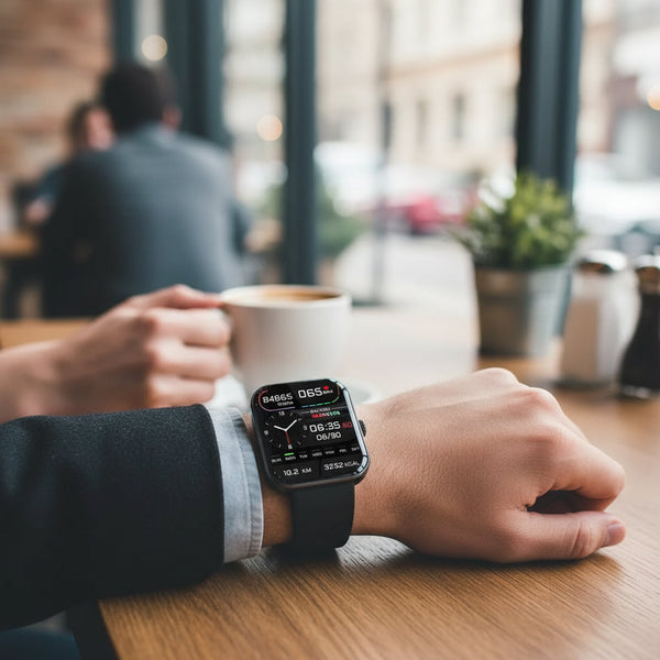 Health Monitoring Smartwatch with Blood Pressure and Blood Sugar Tracking
