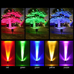 Adjustable Zoom Lens LED Solar Spotlight for Gardens - Weatherproof IP65 Warm White Energy Efficient Lighting for Lawns, Flower Beds, and Facades
