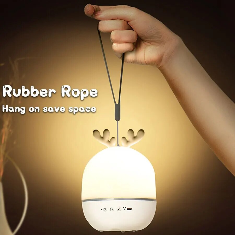 Children's Star-Style LED Night Light in Warm White for the Bedroom