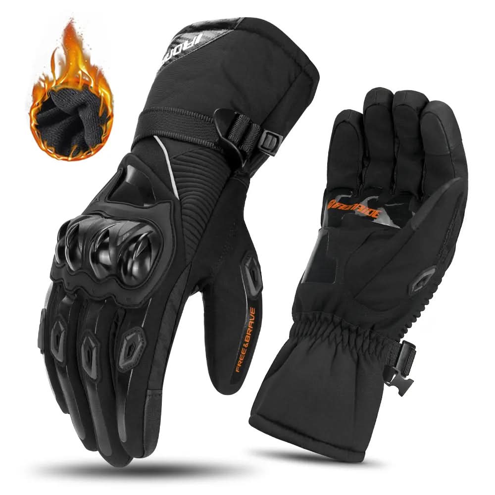 Waterproof Insulated Motorcycle Gloves for Winter Rides