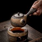 Traditional Japanese Style Ceramic Teapot for Tea Brewing