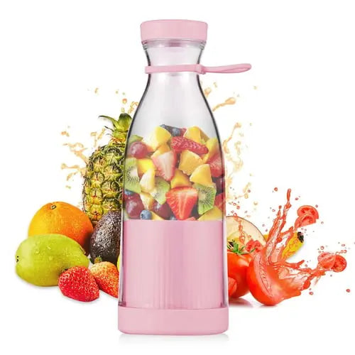 Portable Wireless Smoothie Blender – USB Rechargeable, 6 Stainless Steel Blades, BPA-Free