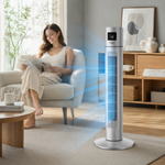 Bladeless Pedestal Tower Fan for Cooling