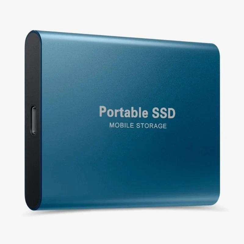 External SSD Hard Drive Aluminum Portable Storage 128GB