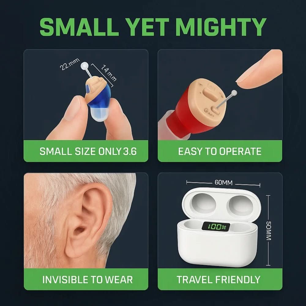 Invisible In-Ear Hearing Aids for Exceptional Sound Quality