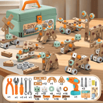 100-Piece Tool Set for Creative Kids Aged 3 and Up