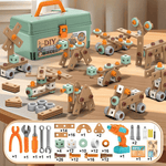 100-Piece Tool Set for Creative Kids Aged 3 and Up