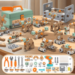 100-Piece Tool Set for Creative Kids Aged 3 and Up