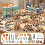 100-Piece Tool Set for Creative Kids Aged 3 and Up