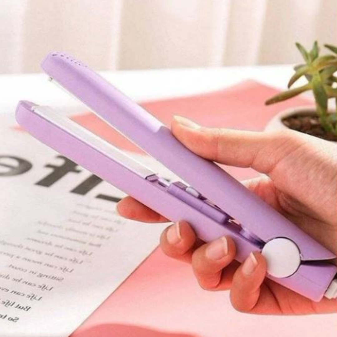 Ceramic Mini Curling Iron and Straightener