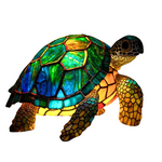 LED Solar Ocean Lamp with Turtle Design