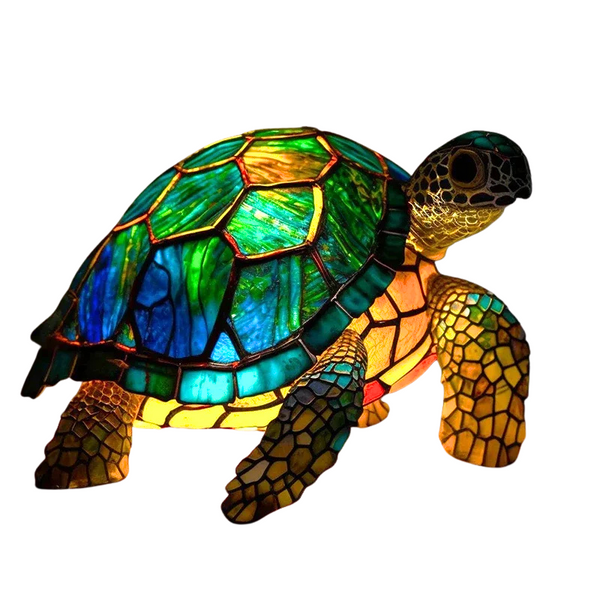 LED Solar Ocean Lamp with Turtle Design