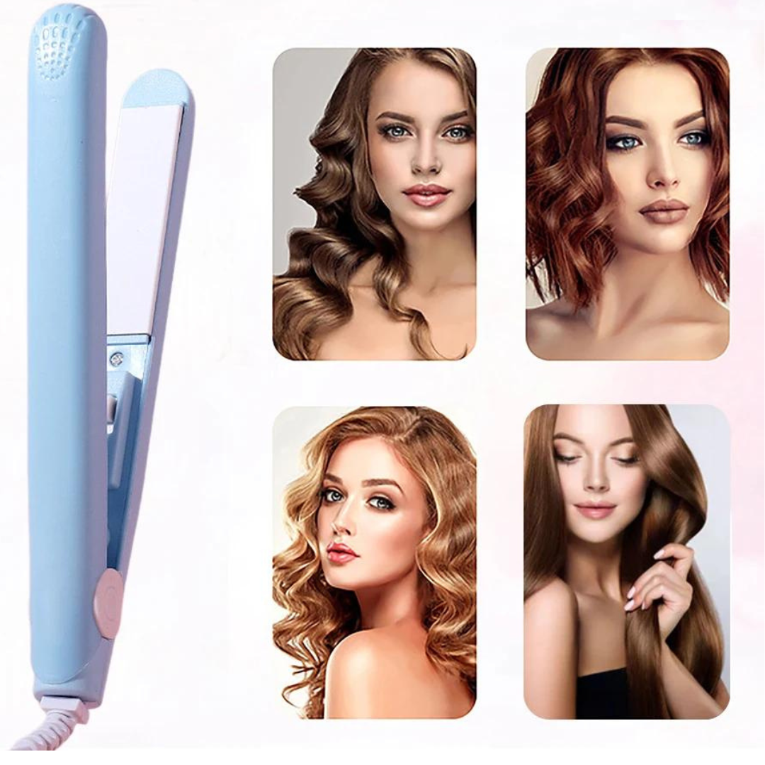 Ceramic Mini Curling Iron and Straightener