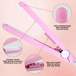 Ceramic Mini Curling Iron and Straightener