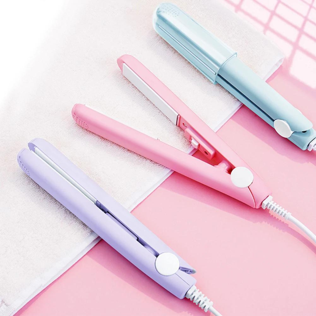 Ceramic Mini Curling Iron and Straightener