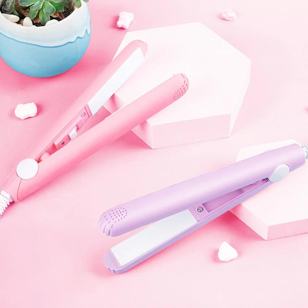 Ceramic Mini Curling Iron and Straightener