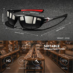 Sport Sunglasses with Polarized Lenses & UV400 Protection