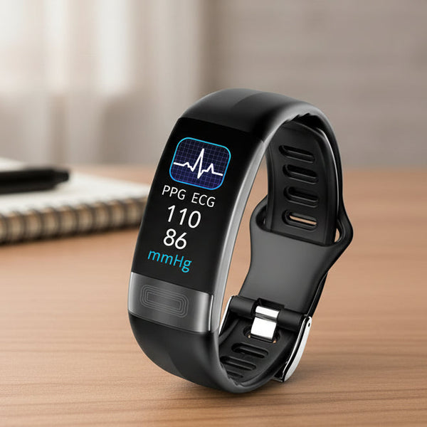 Smartwatch with ECG, Blood Pressure, and Sleep Monitoring