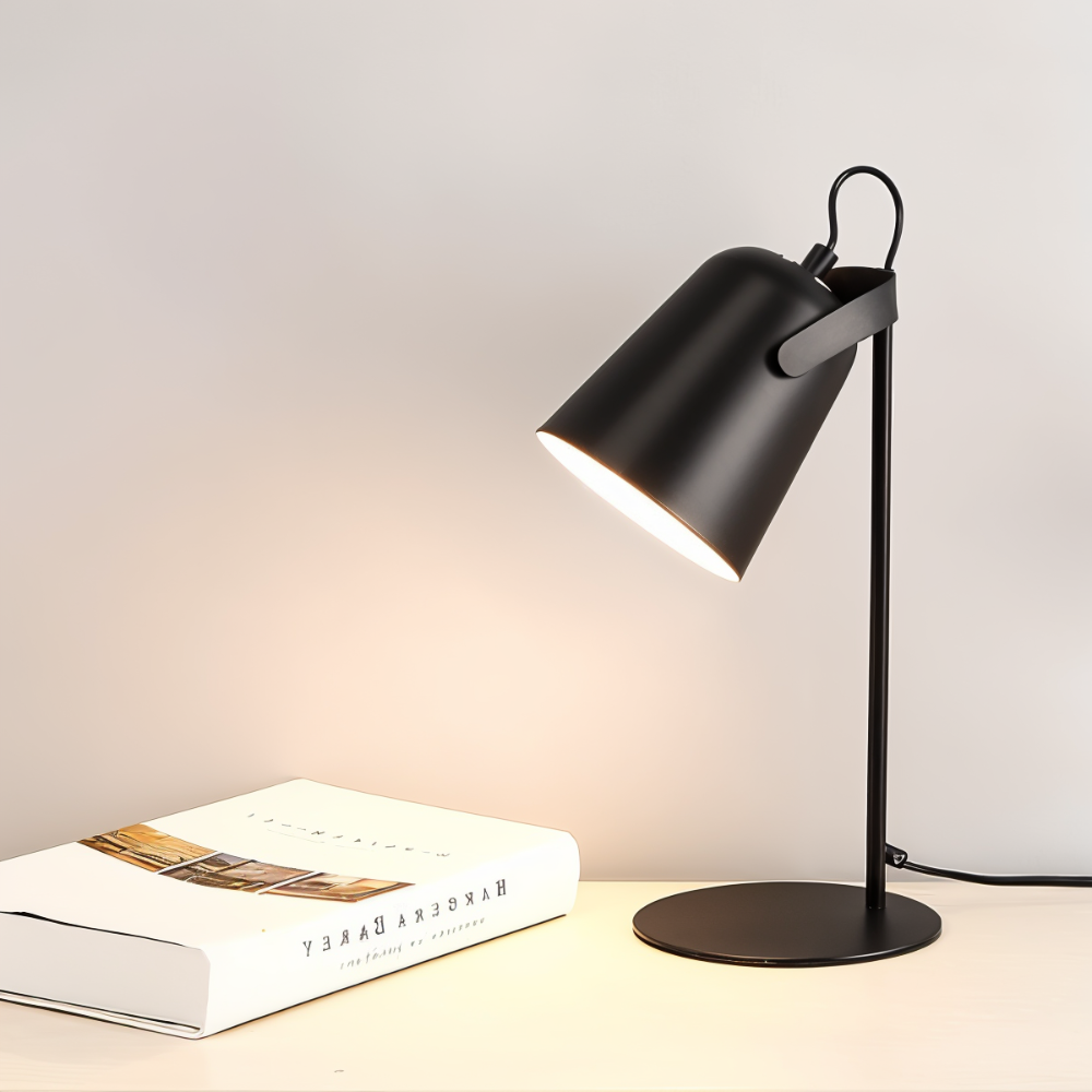 Contemporary Rotating Table Lamp – Gentle Illumination for Work and Relaxation