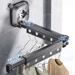 Drill-Free Wall-Mounted Clothes Dryer – Ideal for Rental Apartments and Compact Spaces