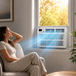 Smart Cooling Quiet Room Air Conditioner Window Unit