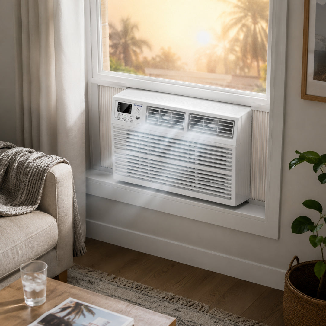 Smart Cooling Quiet Room Air Conditioner Window Unit