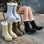 Women's Waterproof Thermal Winter Boots - Non-Slip Outdoor Footwear