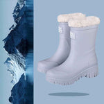 Women's Waterproof Thermal Winter Boots - Non-Slip Outdoor Footwear