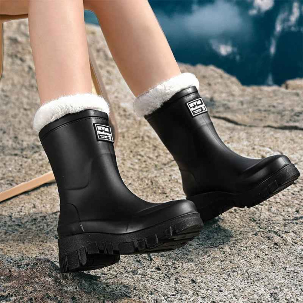 Women's Waterproof Thermal Winter Boots - Non-Slip Outdoor Footwear