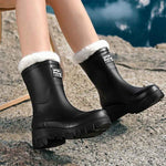 Women's Waterproof Thermal Winter Boots - Non-Slip Outdoor Footwear