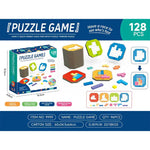 Logic Puzzle Game for Kids & Family, 108 Building Blocks + 20 Challenges