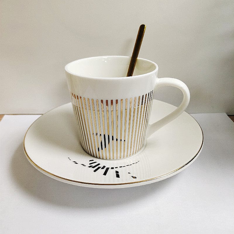 Stylish Coffee Mug with Mirror Effect | Creative Ceramic Mug with Reflection | Perfect for Home & Office