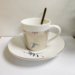 Stylish Coffee Mug with Mirror Effect | Creative Ceramic Mug with Reflection | Perfect for Home & Office