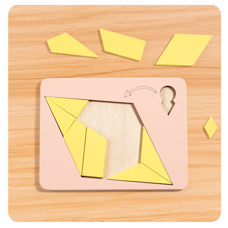 Brain Puzzle Wooden Tangram | 50% DISCOUNT