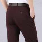 Men's Stretch Suit Pants Modern Fit | High Stretch Classic Business Pants | Comfortable Elegant Men's Pants for Office & Everyday Use