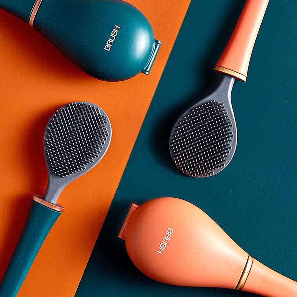 Contemporary Flexible Silicone Toilet Brush