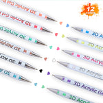 Vibrant Acrylic Gel Pens – 50% OFF