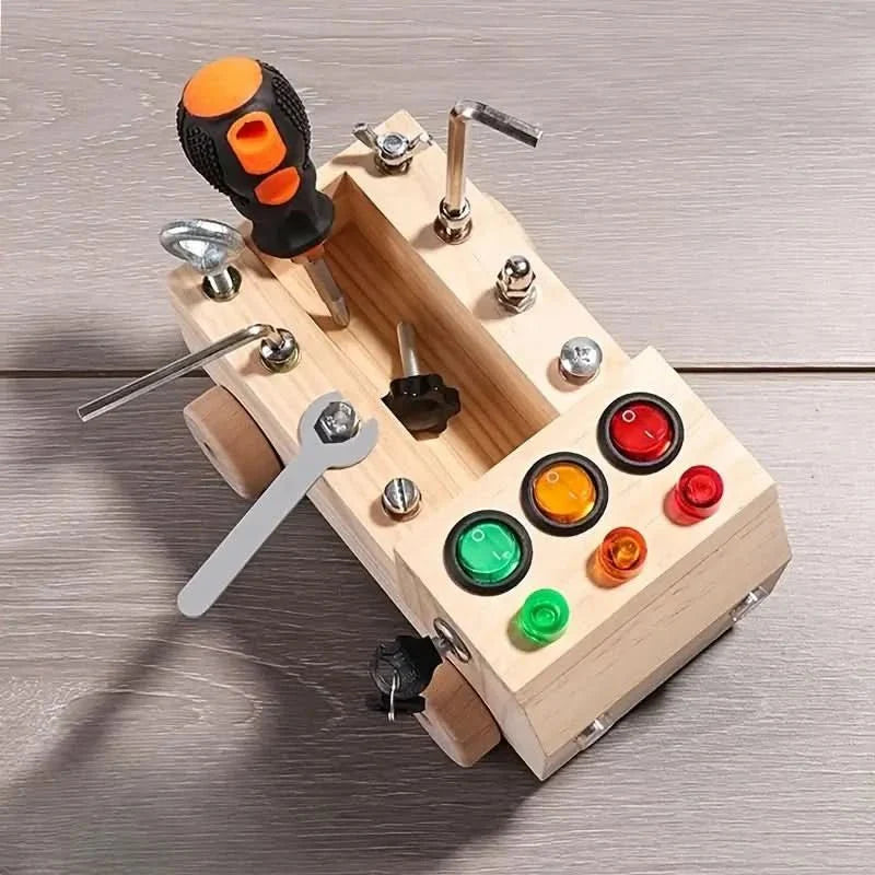 Interactive Busy Board for Fine Motor Skills Development