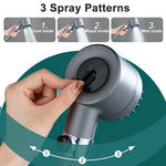 High-Pressure Showerhead with Filter System for Clean Water