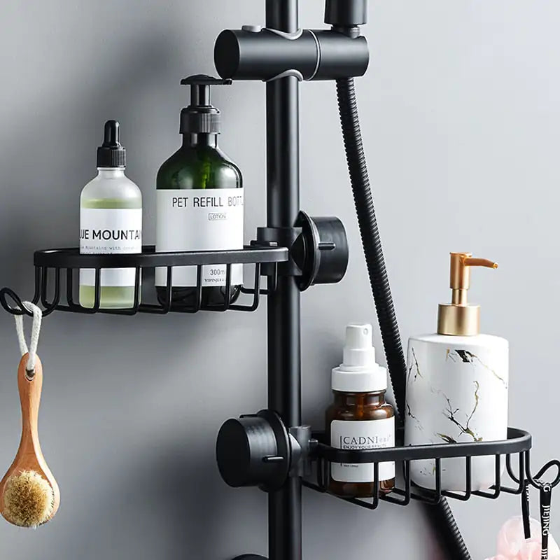 Practical Stainless Steel Shower Shelf – Space-Saving Design