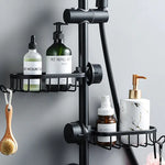 Practical Stainless Steel Shower Shelf – Space-Saving Design
