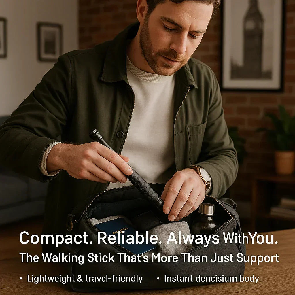 Collapsible Safety Stick for Urban Protection & Hiking
