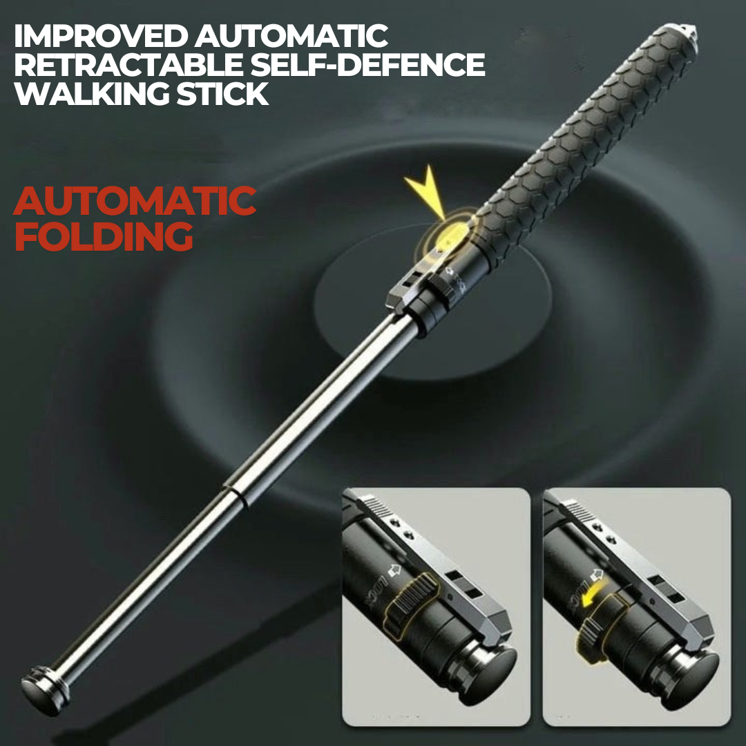Collapsible Safety Stick for Urban Protection & Hiking