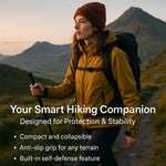 Collapsible Safety Stick for Urban Protection & Hiking