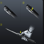 Collapsible Safety Stick for Urban Protection & Hiking