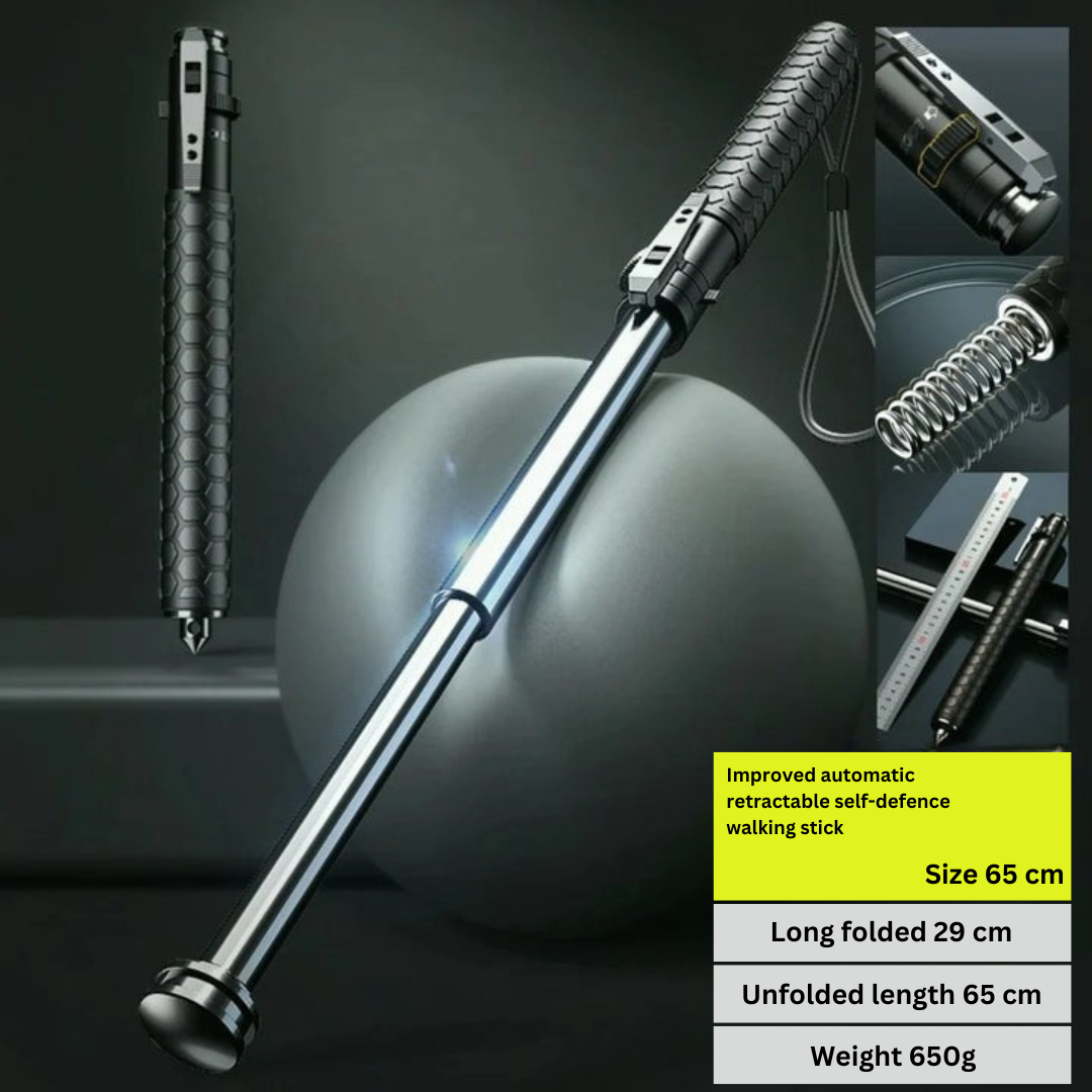 Collapsible Safety Stick for Urban Protection & Hiking