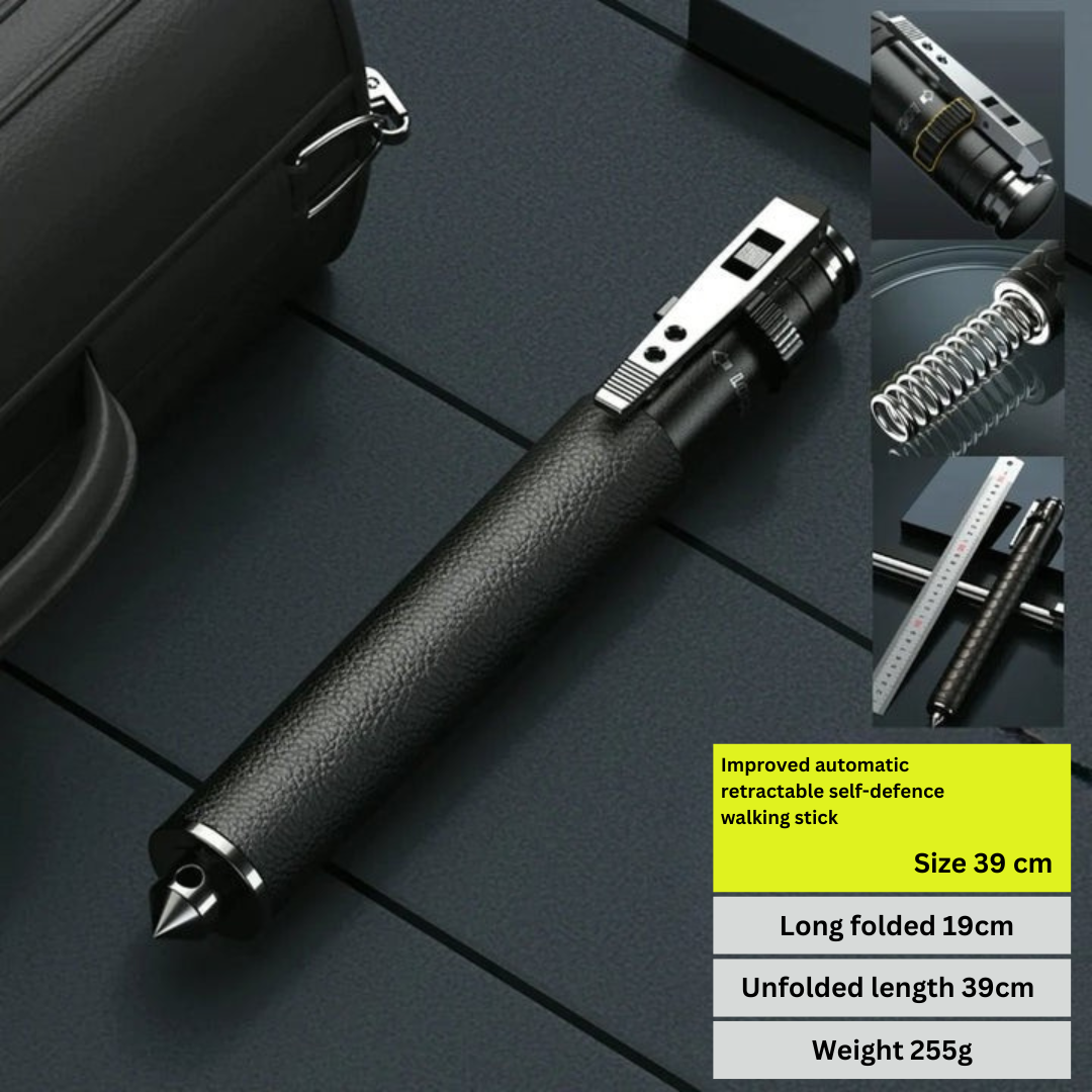 Collapsible Safety Stick for Urban Protection & Hiking