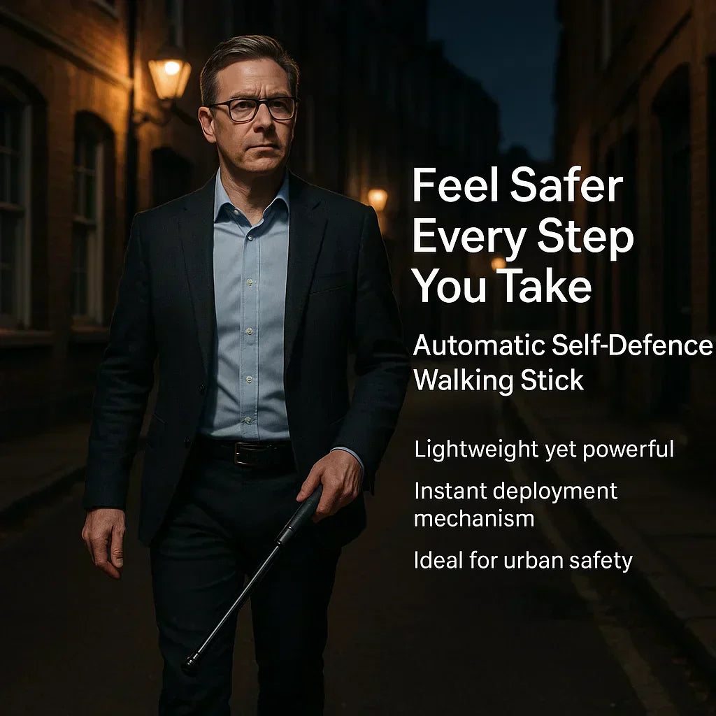 Collapsible Safety Stick for Urban Protection & Hiking