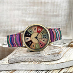 Multicolored Rainbow Pattern Watches